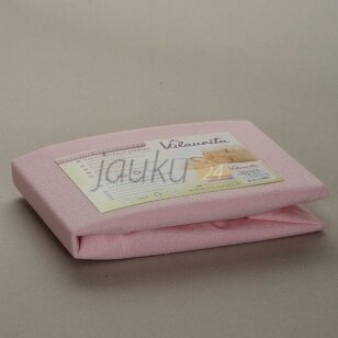 Neperšlampama paklodė su guma Vilaurita (rožinė)